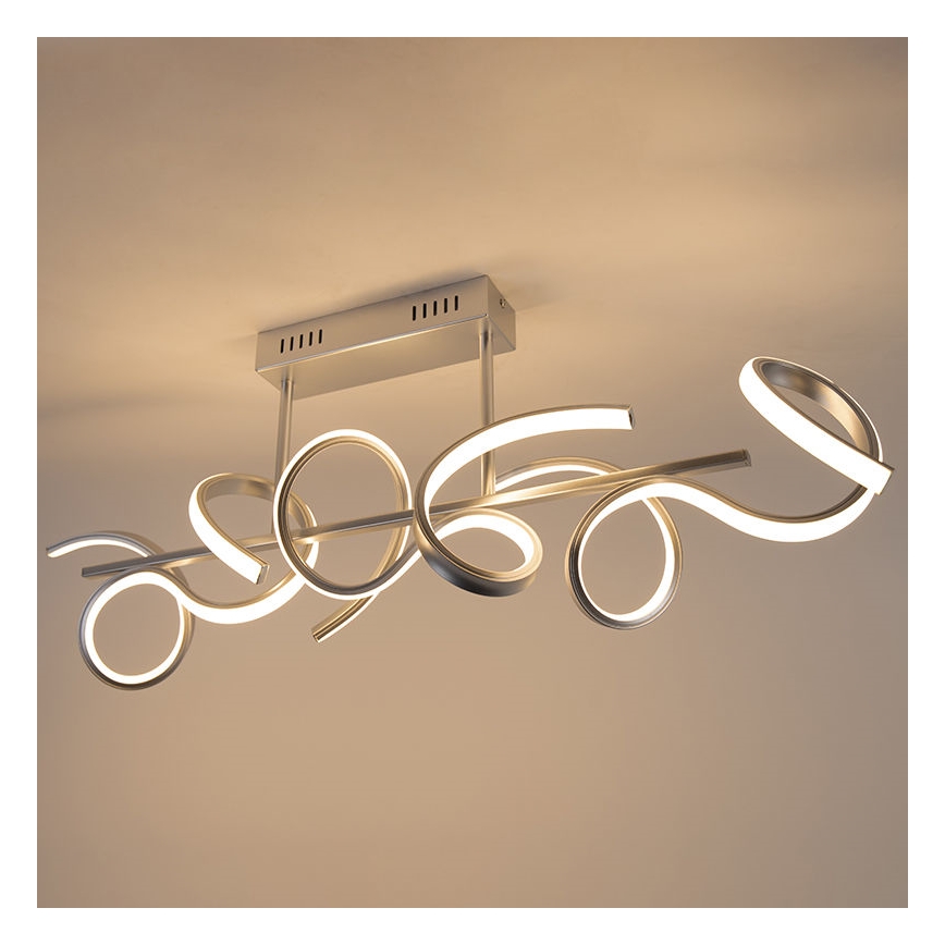 Leuchten Direkt 19032-21 - LED Aptumšojama virsapmetuma lustra CURLS LED/25,8W/230V