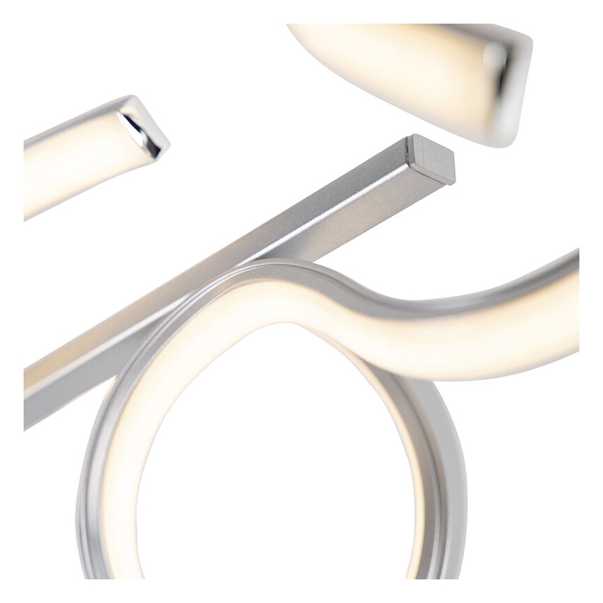 Leuchten Direkt 19032-21 - LED Aptumšojama virsapmetuma lustra CURLS LED/25,8W/230V