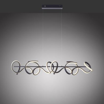 Leuchten Direkt 19033-18 - LED Aptumšojama lustra uz auklas CURLS 4xLED/10,2W/230V