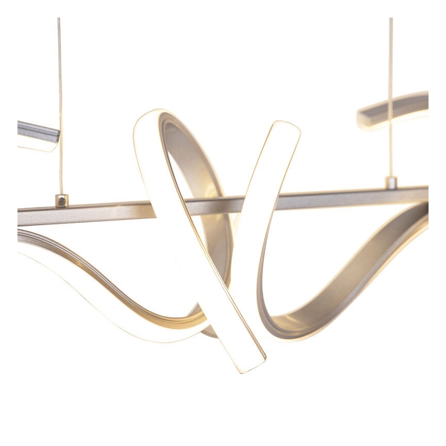 Leuchten Direkt 19033-21 - LED Aptumšojama lustra ar auklu CURLS LED/40,8W/230V