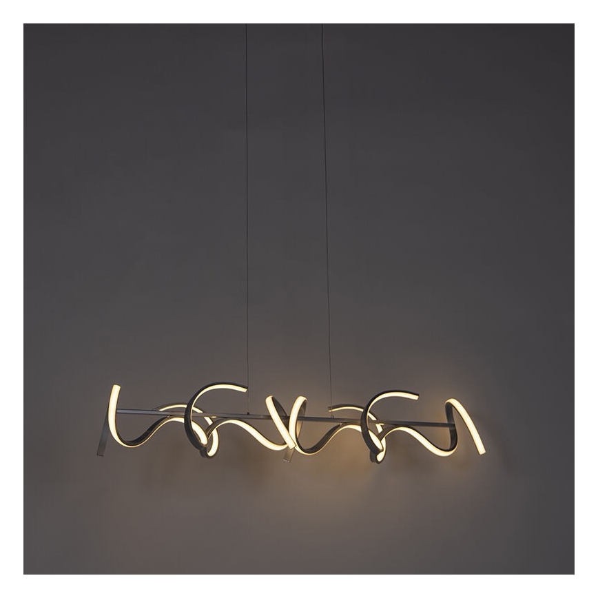 Leuchten Direkt 19033-21 - Regulējams LED lustra uz stieples CURLS LED/40,8W/230V