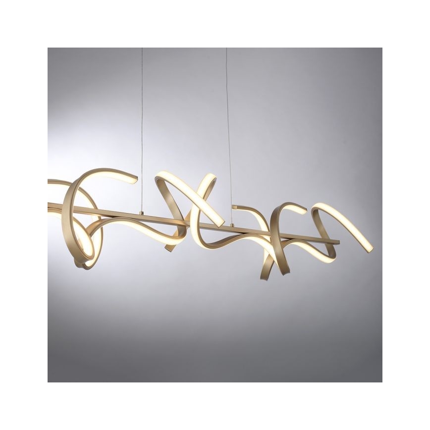Leuchten Direkt 19033-60 - LED Aptumšojama lustra ar auklu CURLS LED/40,8W/230V