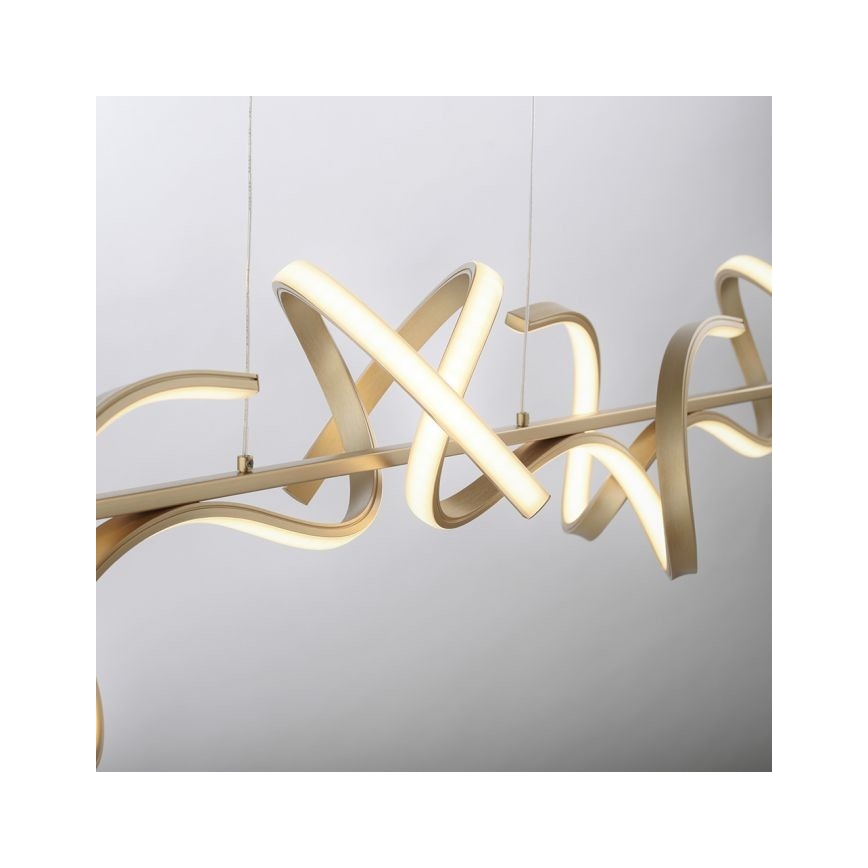 Leuchten Direkt 19033-60 - LED Aptumšojama lustra ar auklu CURLS LED/40,8W/230V