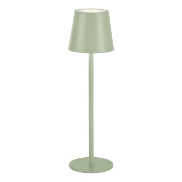 Leuchten Direkt 19250-43 - LED Aptumšojama uzlādējama āra galda lampa EURIA LED/3W/5V IP54 zaļa