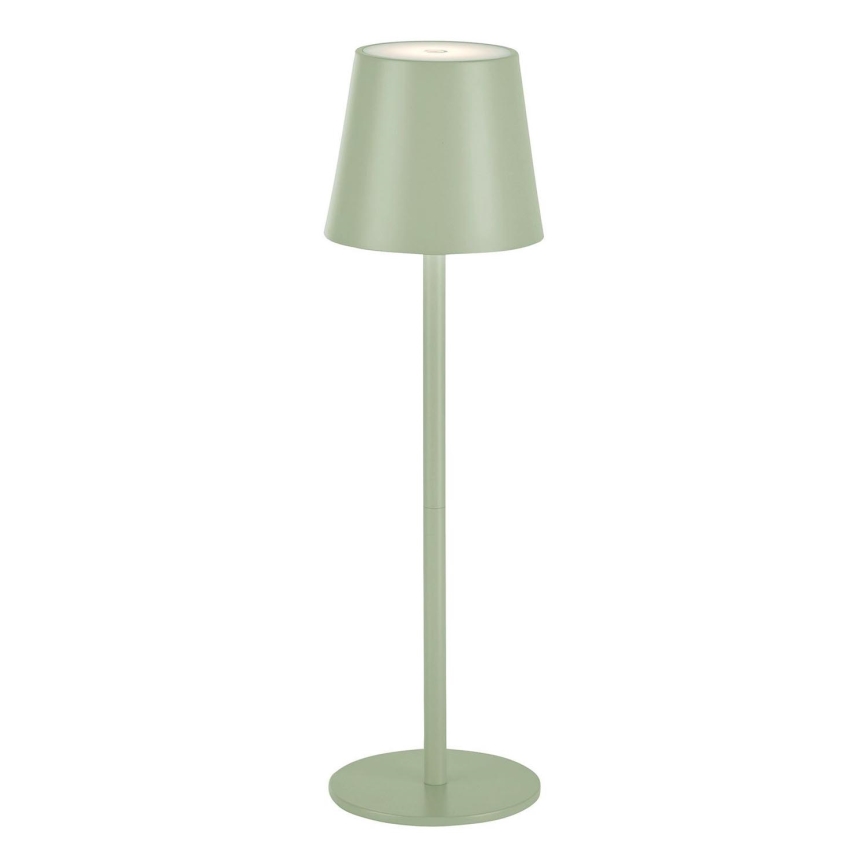 Leuchten Direkt 19250-43 - LED Aptumšojama uzlādējama āra galda lampa EURIA LED/3W/5V IP54 zaļa