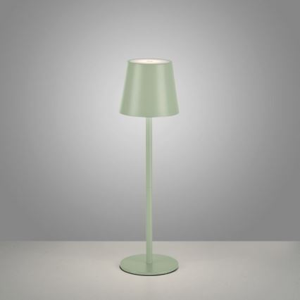 Leuchten Direkt 19250-43 - LED Aptumšojama uzlādējama āra galda lampa EURIA LED/3W/5V IP54 zaļa