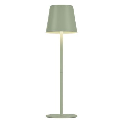 Leuchten Direkt 19250-43 - LED Aptumšojama uzlādējama āra galda lampa EURIA LED/3W/5V IP54 zaļa