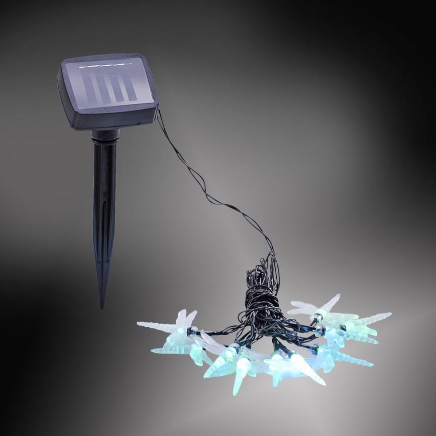 Leuchten Direkt 19936-70 - LED Saules enerģijas virtene SOLAR 10xLED/0,06W/1,2V 600 mAh IP44