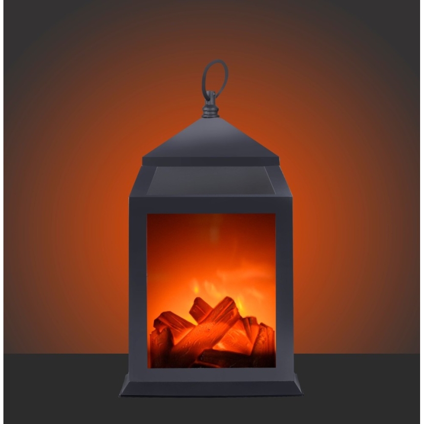 Leuchten Direkt 86220-18 - LED Dekoratīva laterna CHIMNEY LED/0,6W/3xAAA