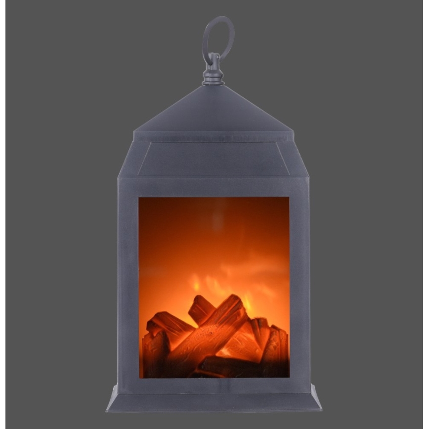 Leuchten Direkt 86220-18 - LED Dekoratīva laterna CHIMNEY LED/0,6W/3xAAA