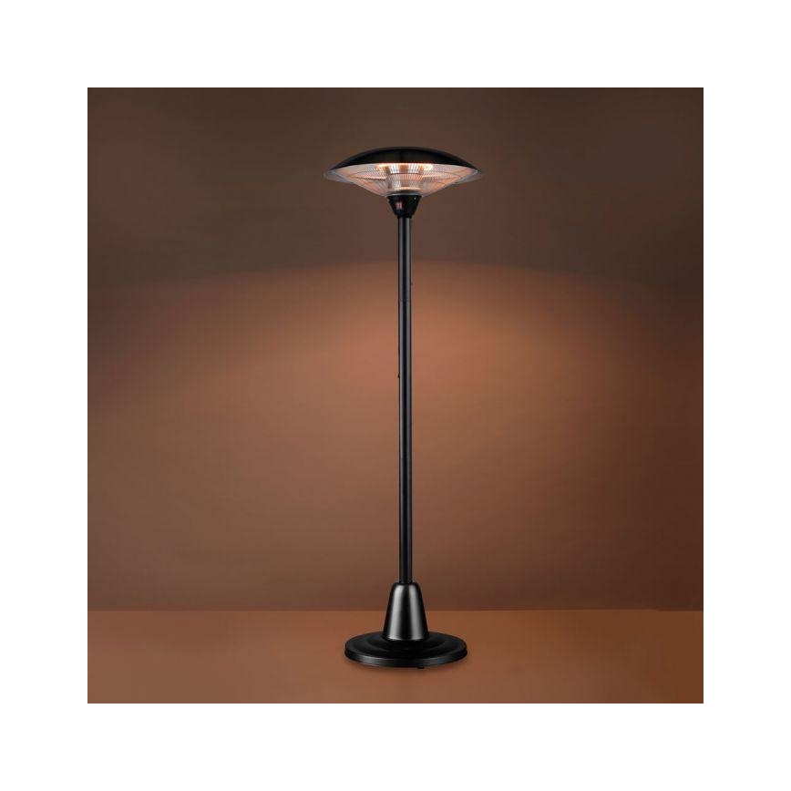 Leuchten Direkt 99501-18 - Āra sildierīce GLOW 1500-3000W/230V 1,87 m IP34 melna