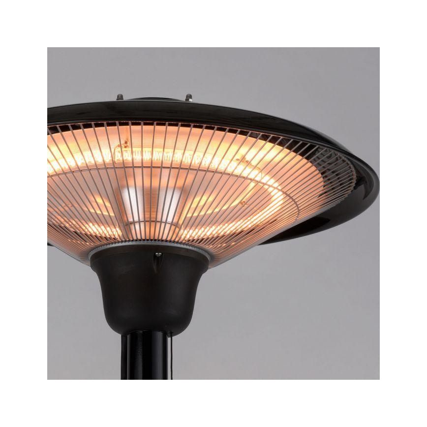 Leuchten Direkt 99501-18 - Āra sildierīce GLOW 1500-3000W/230V 1,87 m IP34 melna