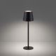 Leuchten Direkt 19250-18 - LED Aptumšojama uzlādējama āra galda lampa EURIA LED/3W/5V IP54 melna