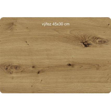 Li-Go 23628/DUB3 - Sienas pulkstenis LED/1xAA Ø 32 cm gaišs ozols/Aplis