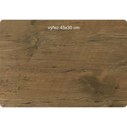 Li-Go 23682/DUB5 - Sienas pulkstenis 1xAA Ø 32 cm ozols/Pieneņu zieds