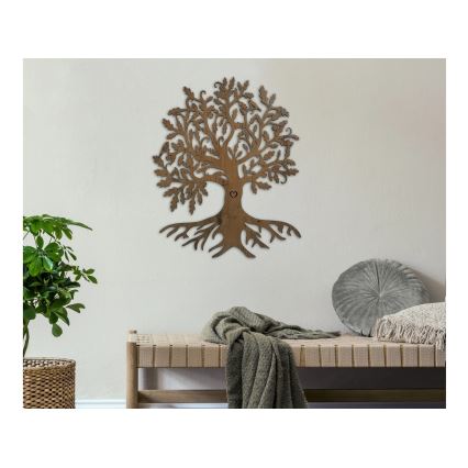 Li-Go 5739/DUB2 - regulējama LED sienas dekorācija, LED/10W/230V, 68x80 cm, ozols