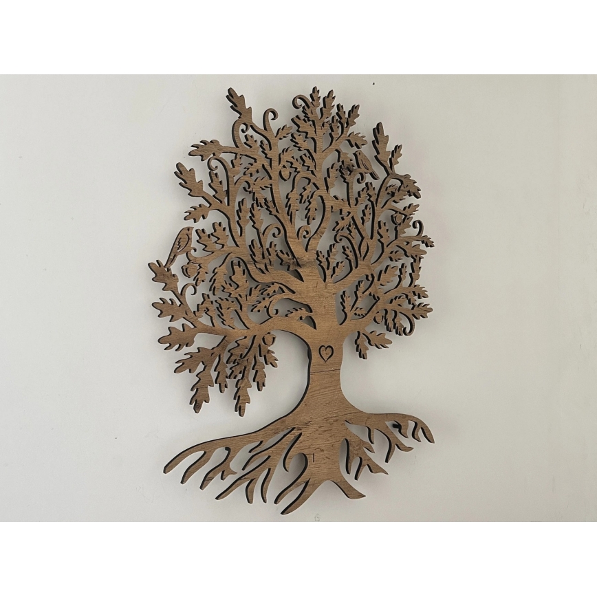 Li-Go 5739/DUB2 - regulējama LED sienas dekorācija, LED/10W/230V, 68x80 cm, ozols