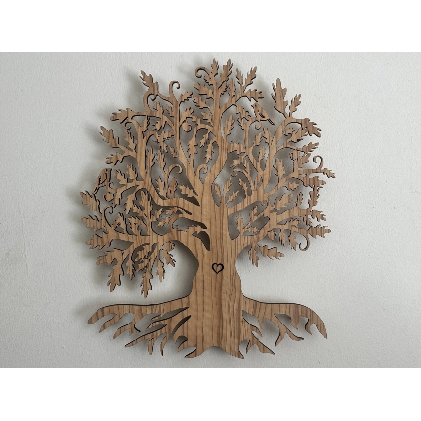 Li-Go 5747/DUB2 - regulējama LED sienas dekorācija LED/10W/230V 45x55 cm ozols