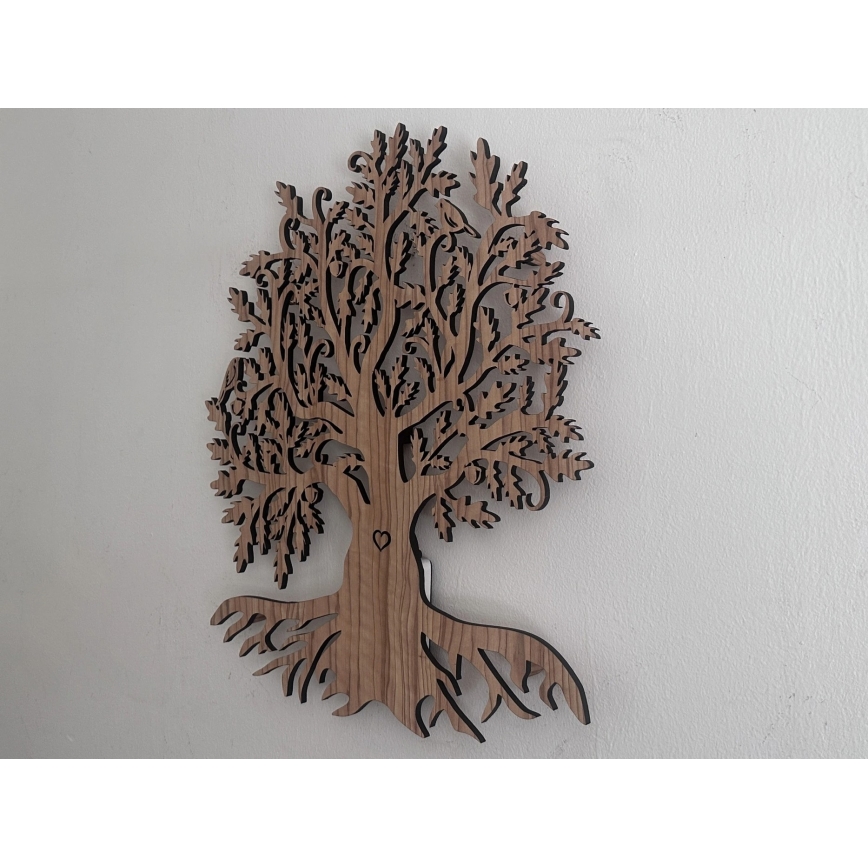 Li-Go 5747/DUB2 - regulējama LED sienas dekorācija LED/10W/230V 45x55 cm ozols