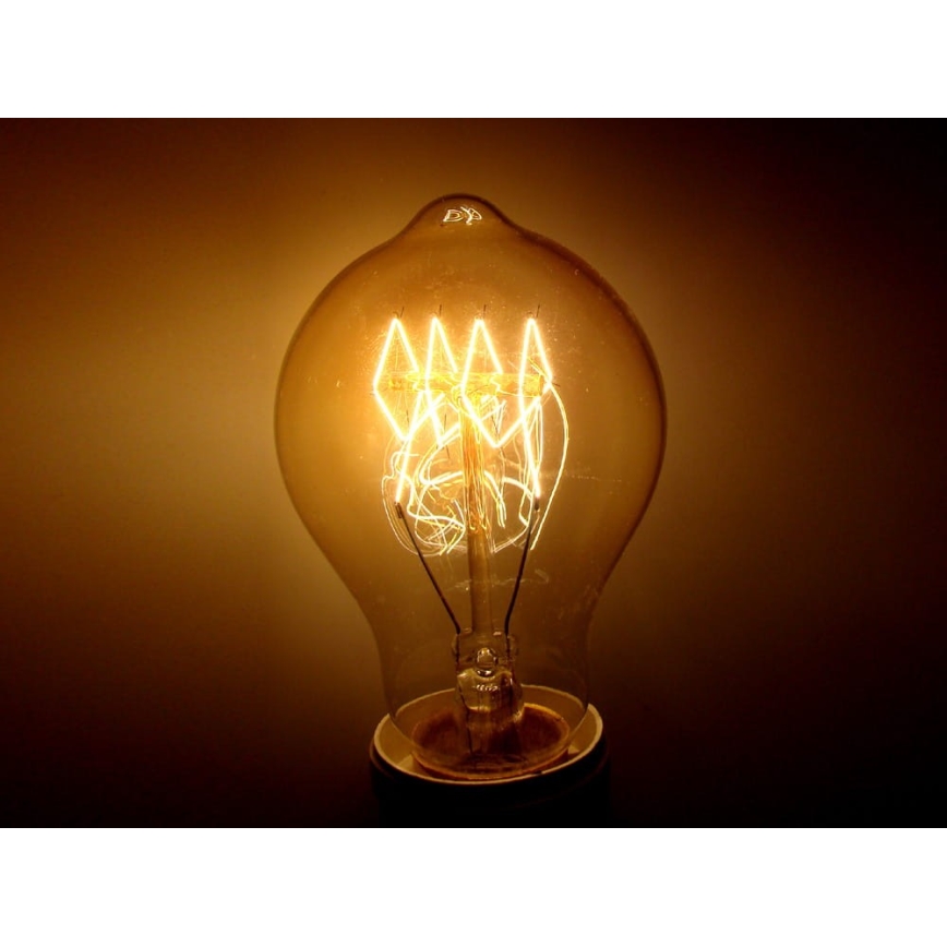 Lielas slodzes dekoratīva aptumšojama spuldze SCROBB A19 E27/60W/230V 2200K