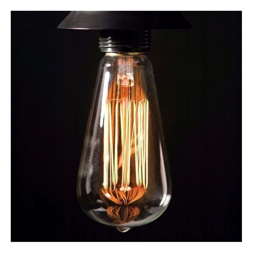 Lielas slodzes dekoratīva aptumšojama spuldze SELEBY ST64 E27/40W/230V 2200K