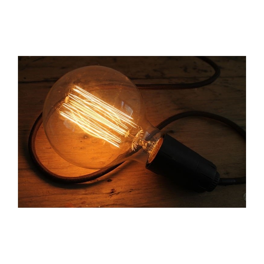 Lielas slodzes dekoratīva aptumšojama spuldze SELRED G125 E27/60W/230V 2200K 120 lm