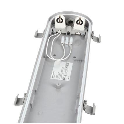 Lielas slodzes dienasgaismas lampa 2xG13/22W/230V IP65