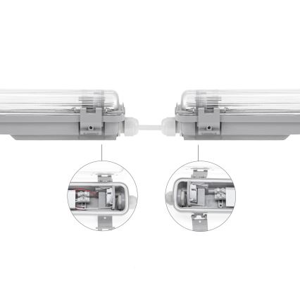 Lielas slodzes dienasgaismas lampa LIMEA T8 1xG13/20W/230V IP65 120cm