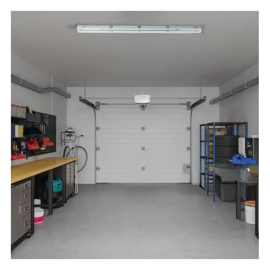 Lielas slodzes dienasgaismas lampa T8 2xG13/18W/230V IP65 126 cm