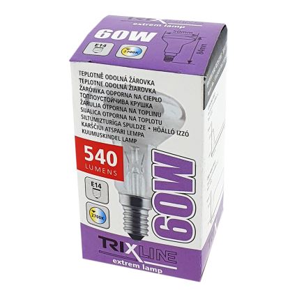 Lielas slodzes prožektora spuldze R50 E14/60W/230V 2700K