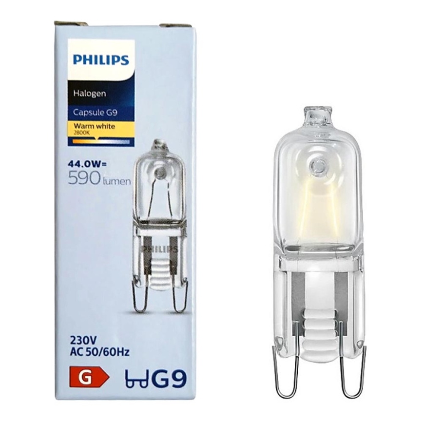 Lielas slodzes spuldze Philips G9/44W/230V 2800K