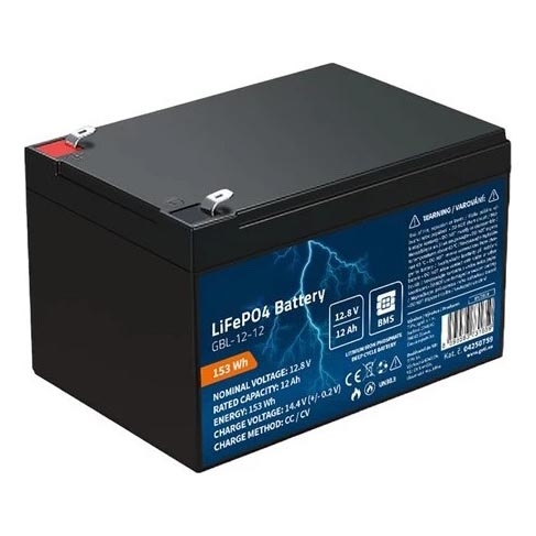 LiFePO4 akumulators 12,8 V/12 Ah