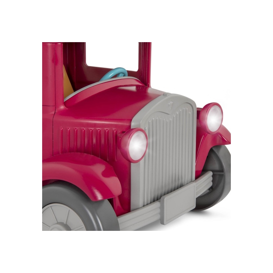 Li'l Woodzeez - Rotaļlietu komplekts fermera kravas automašīna ar pārtikas stendu 3xAAA