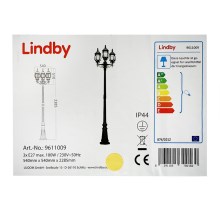 Lindby - Āra lampa 3xE27/100W/230V IP44