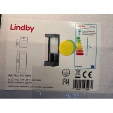 Lindby - Āra sienas lampa TILIAN 1xE27/15W/230V IP44