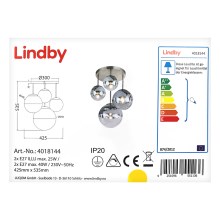 Lindby - Griestu lampa RAVENA 2xE27/40W/230V + 2xE27/25W/230V