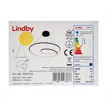 Lindby - LED Aptumšojama lampa ar auklu LUCY LED/28W/230V