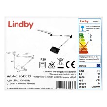 Lindby - LED Aptumšojama skārienvadāma galda lampa FELIPE LED/4,5W/230V