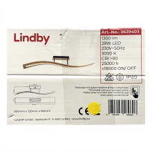 Lindby - LED Aptumšojama virsapmetuma lustra LARISA LED/28W/230V