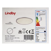 Lindby - LED Griestu lampa LEONTA LED/20W/230V