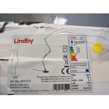 Lindby - LED RGB Aptumšojama grīdas stāvlampa CRIOSTAL LED/9W/230V + tālvadības pults