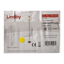 Lindby - LED RGB Aptumšojama grīdas stāvlampa FELICE 1xE27/10W/230V Wi-Fi