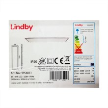 Lindby - LED RGB Aptumšojama griestu lampa KJETIL LED/37W/230V Wi-Fi Tuya + tālvadības pults