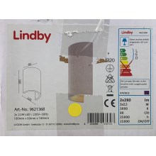Lindby - LED Sienas lampa JENKE 2xLED/2,5W/230V ģipsis