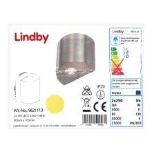 Lindby - LED Sienas lampa LAREEN 2xLED/3W/230V