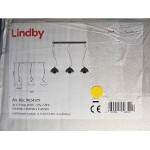 Lindby - Lustra ar auklu GRETJA 3xE27/60W/230V