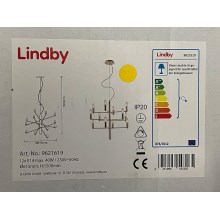 Lindby - Lustra ar auklu TADINA 12xE14/40W/230V