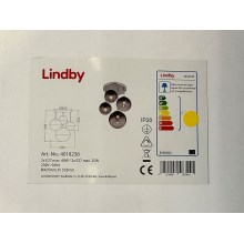Lindby - Lustra ar stieni ROBYN 2xE27/40W/230V + 2xE27/25W/230V