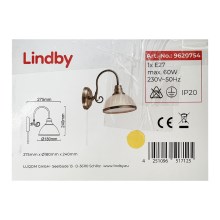 Lindby - Sienas lampa ALICIA 1xE27/60W/230V