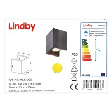 Lindby - Sienas lampa GERDA 1xGU10/50W/230V